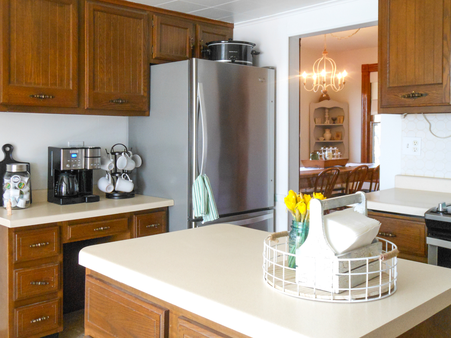 3365 Hermann Road Lee, IL 60530 - Photo 9 of 63 a kitchen with a refrigerator and a stove top oven