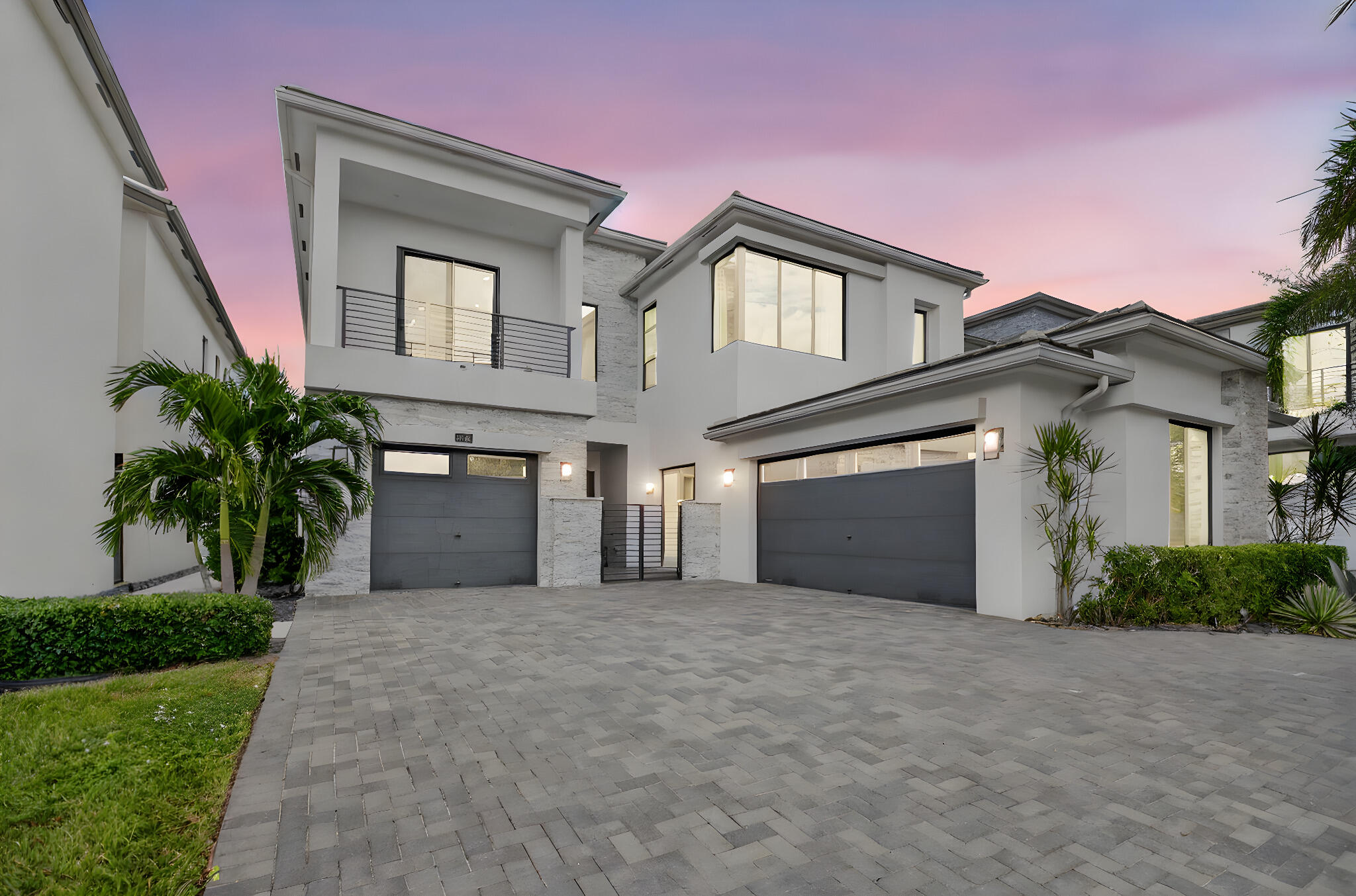 9083 Benedetta Place Boca Raton, FL 33496 - Photo 111 of 112 a front view of a house with a yard and garage