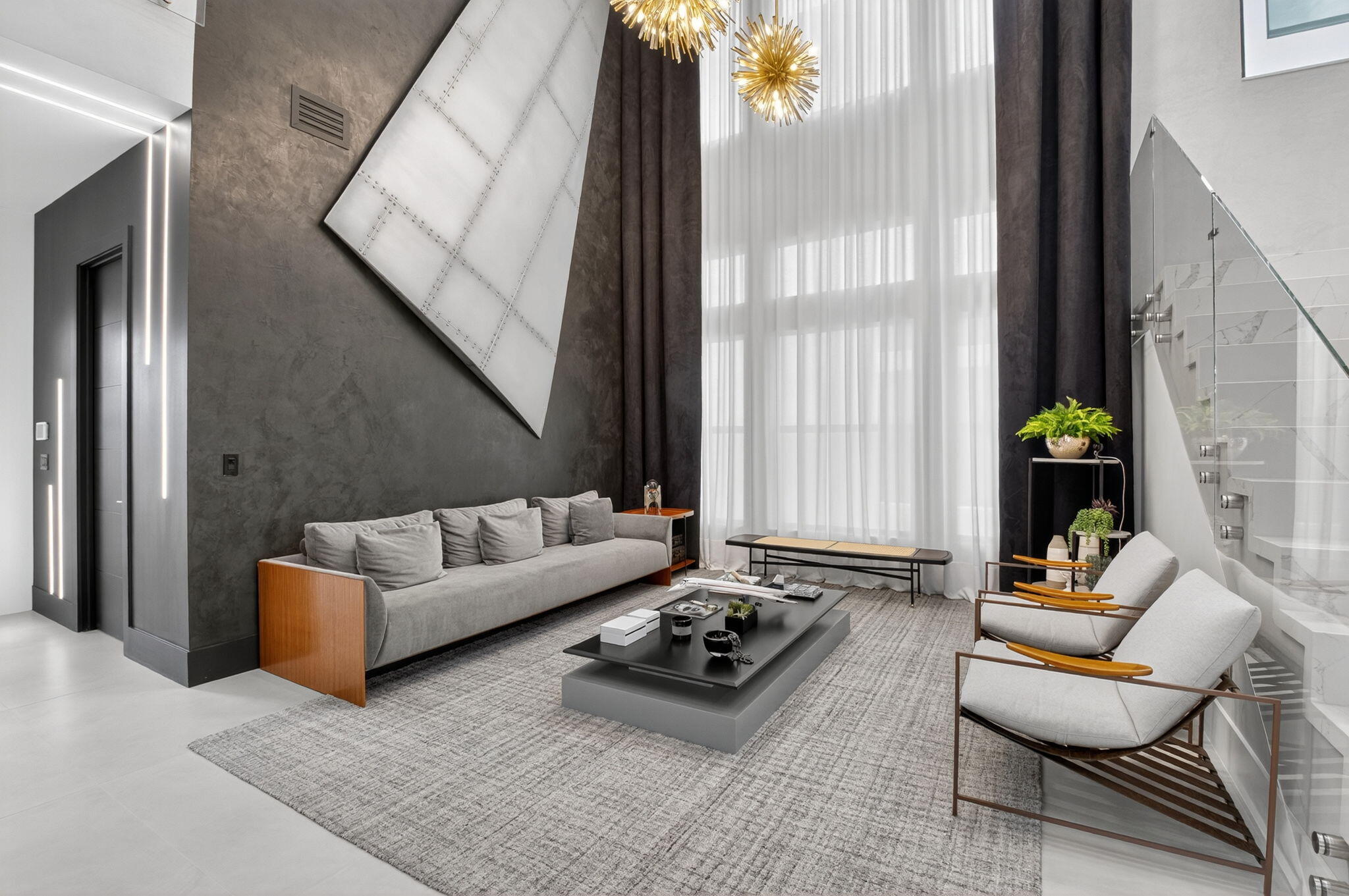 9083 Benedetta Place Boca Raton, FL 33496 - Photo 12 of 112 a living room with furniture and a large window