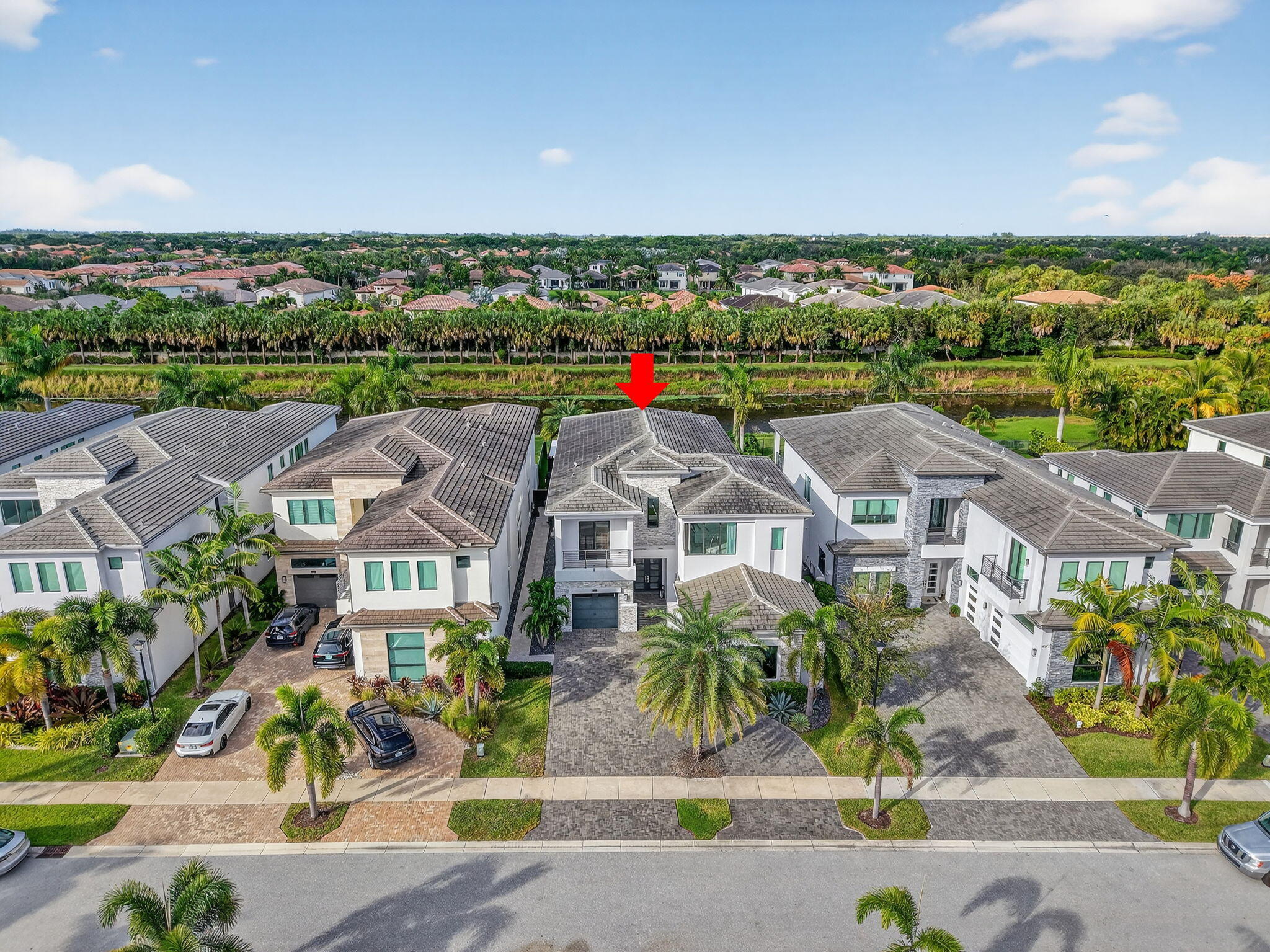 9083 Benedetta Place Boca Raton, FL 33496 - Photo 88 of 112 an aerial view of residential houses and city street