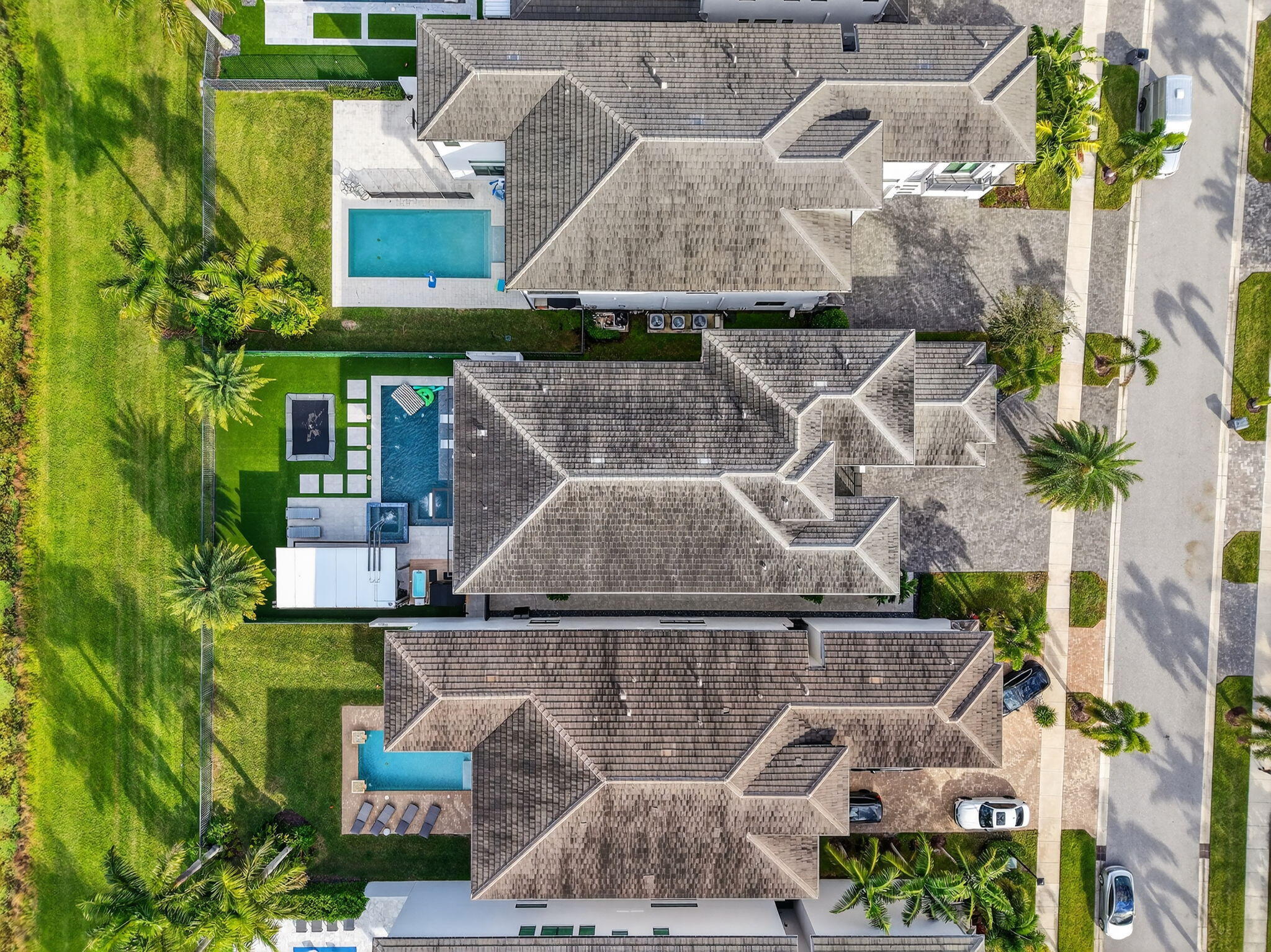 9083 Benedetta Place Boca Raton, FL 33496 - Photo 97 of 112 an aerial view of a house with garden space and street view