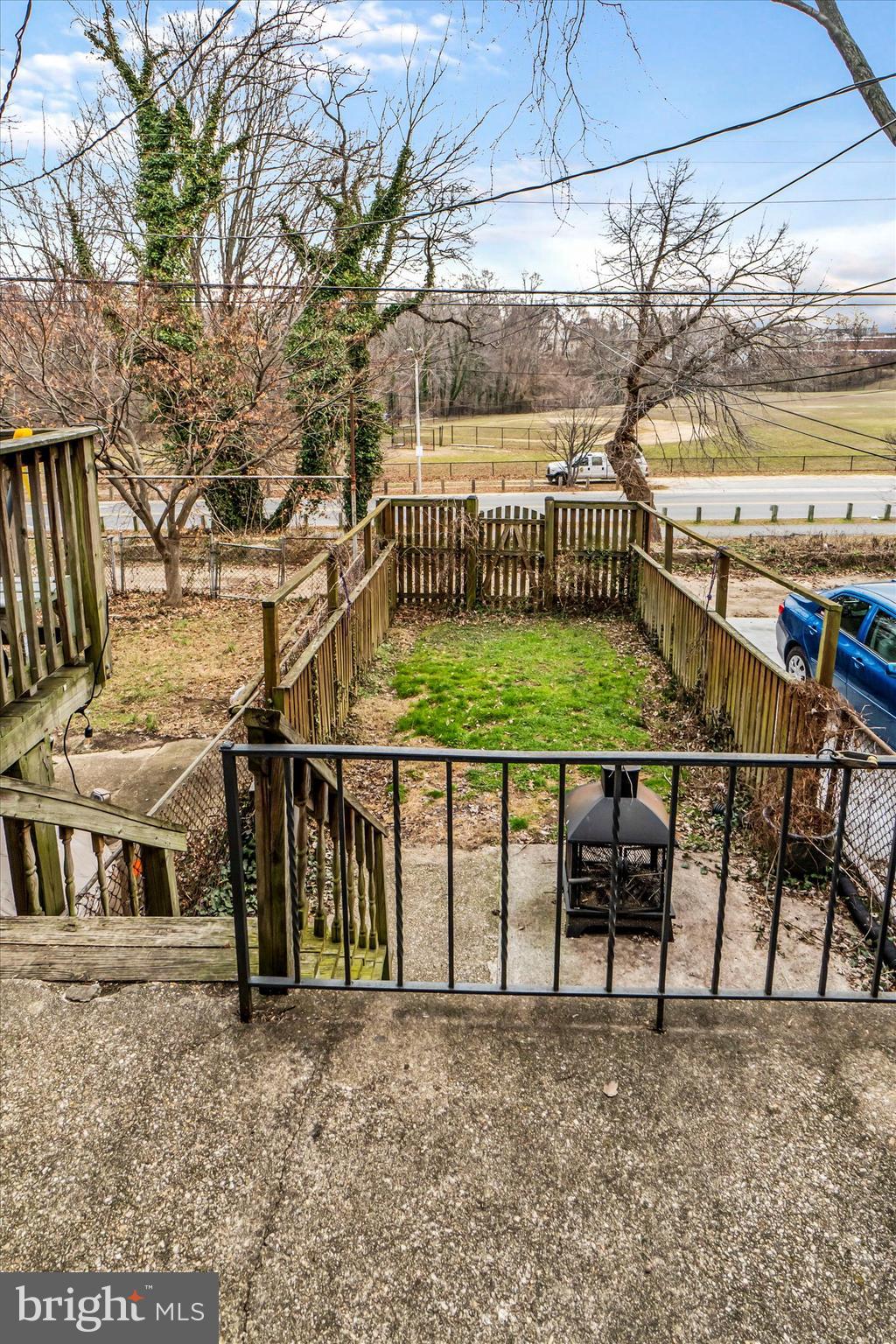 2927 Keswick Road Baltimore, MD 21211 - Photo 29 of 36 Rear Porch, Showing View Of Wyman Park