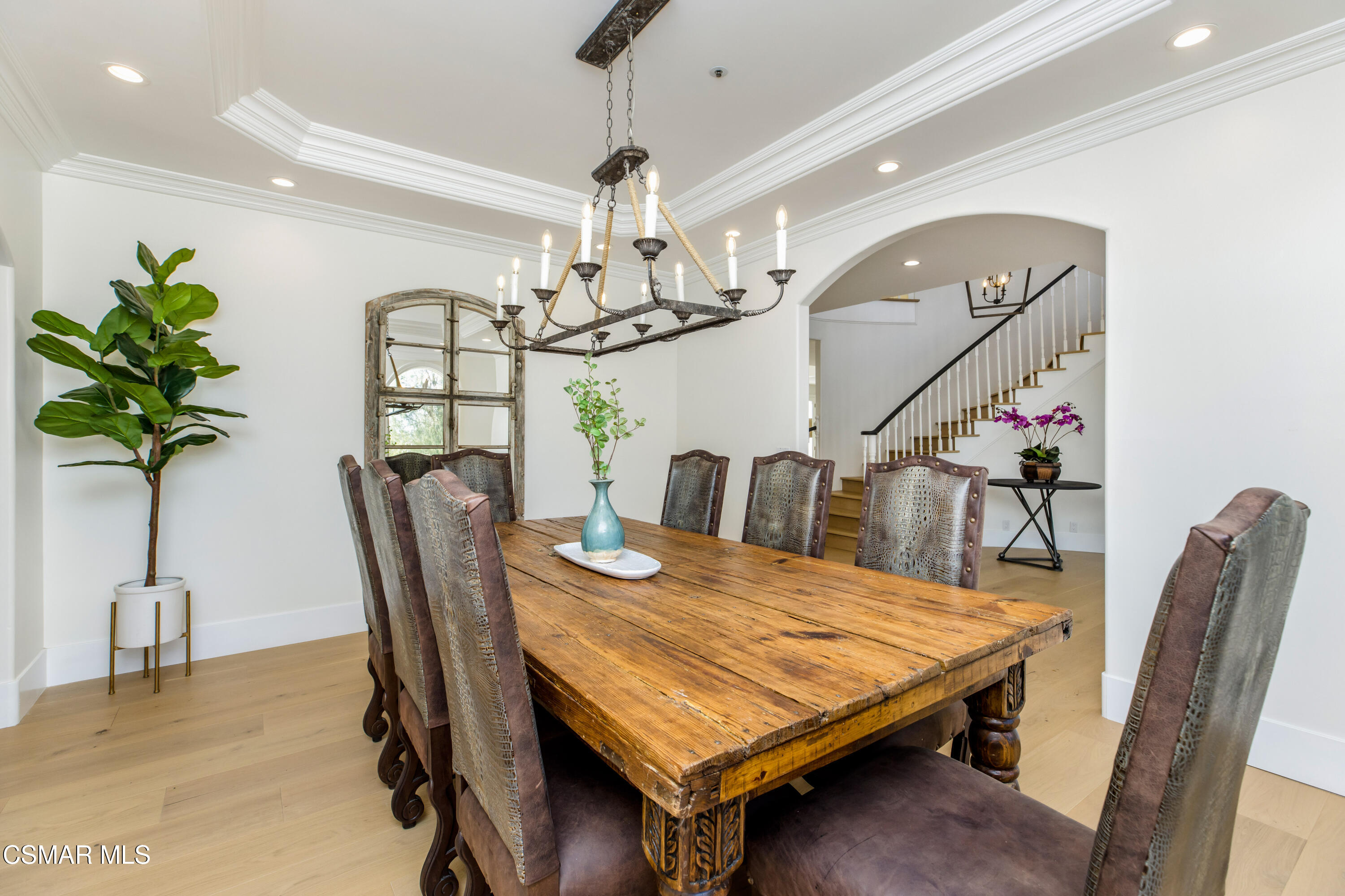 5501 Balcom Canyon Road Somis, CA 93066 - Photo 12 of 77 a dining room with furniture and wooden floor