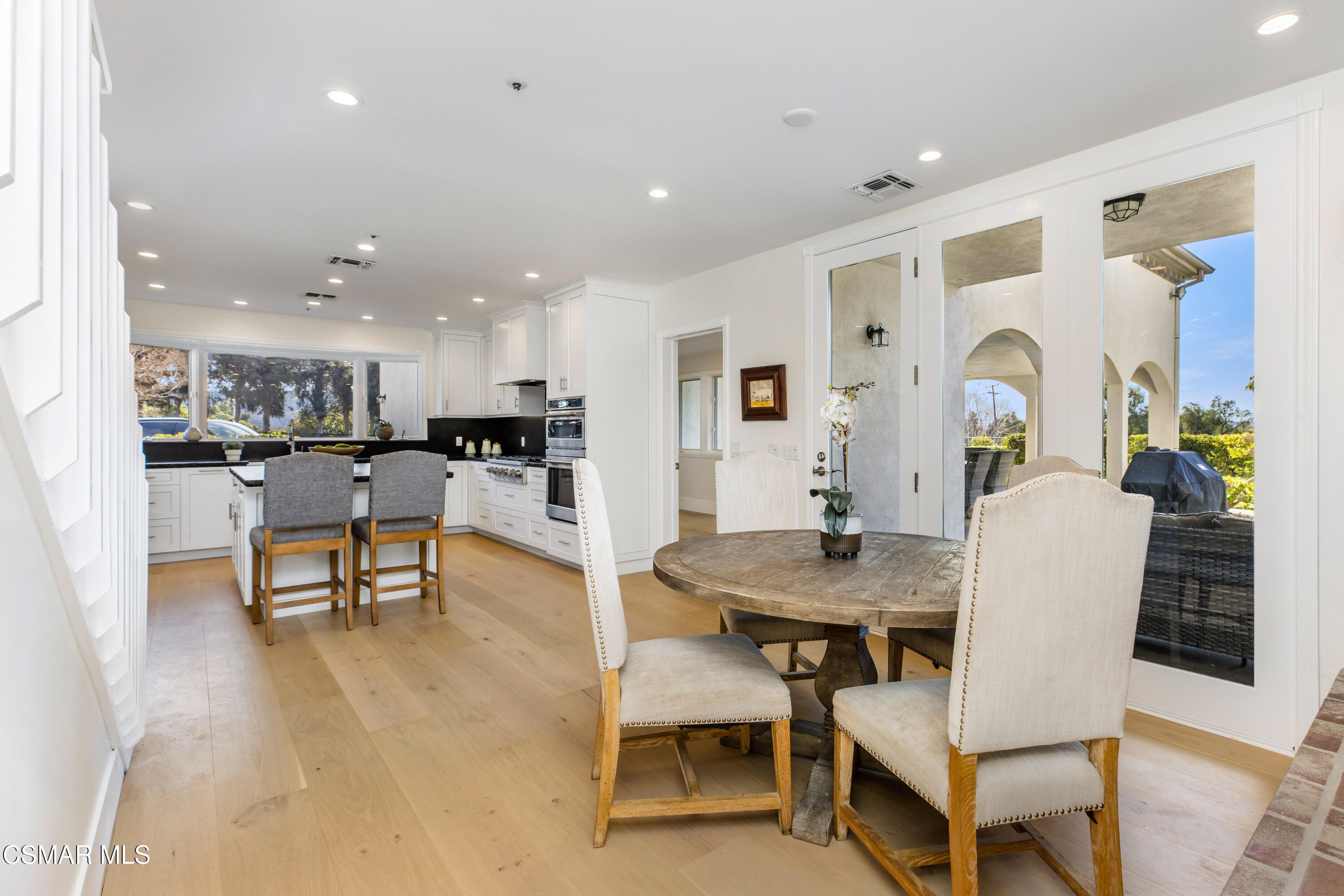 5501 Balcom Canyon Road Somis, CA 93066 - Photo 15 of 77 a dining room with furniture and view of kitchen