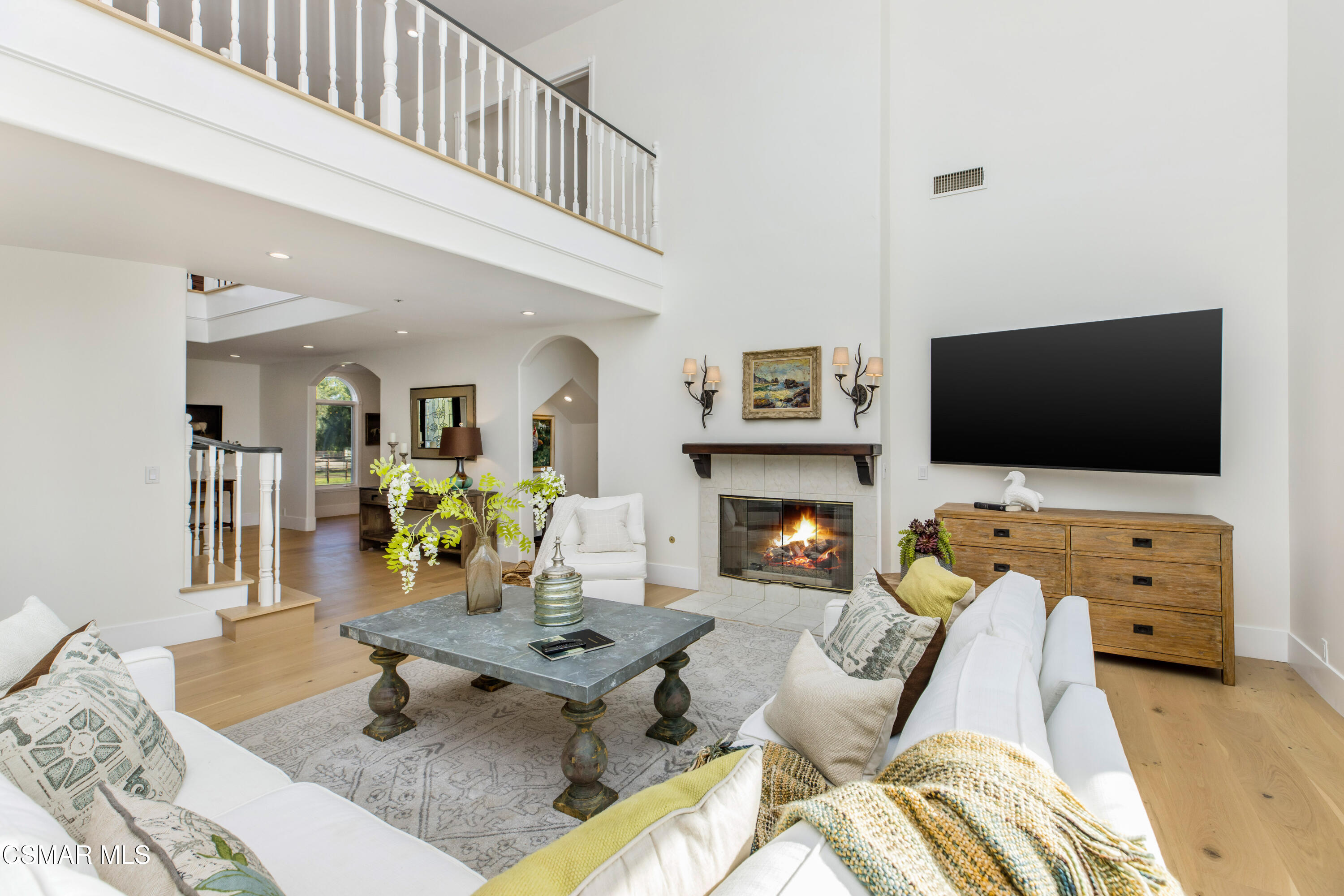 5501 Balcom Canyon Road Somis, CA 93066 - Photo 20 of 77 a living room with furniture and a flat screen tv