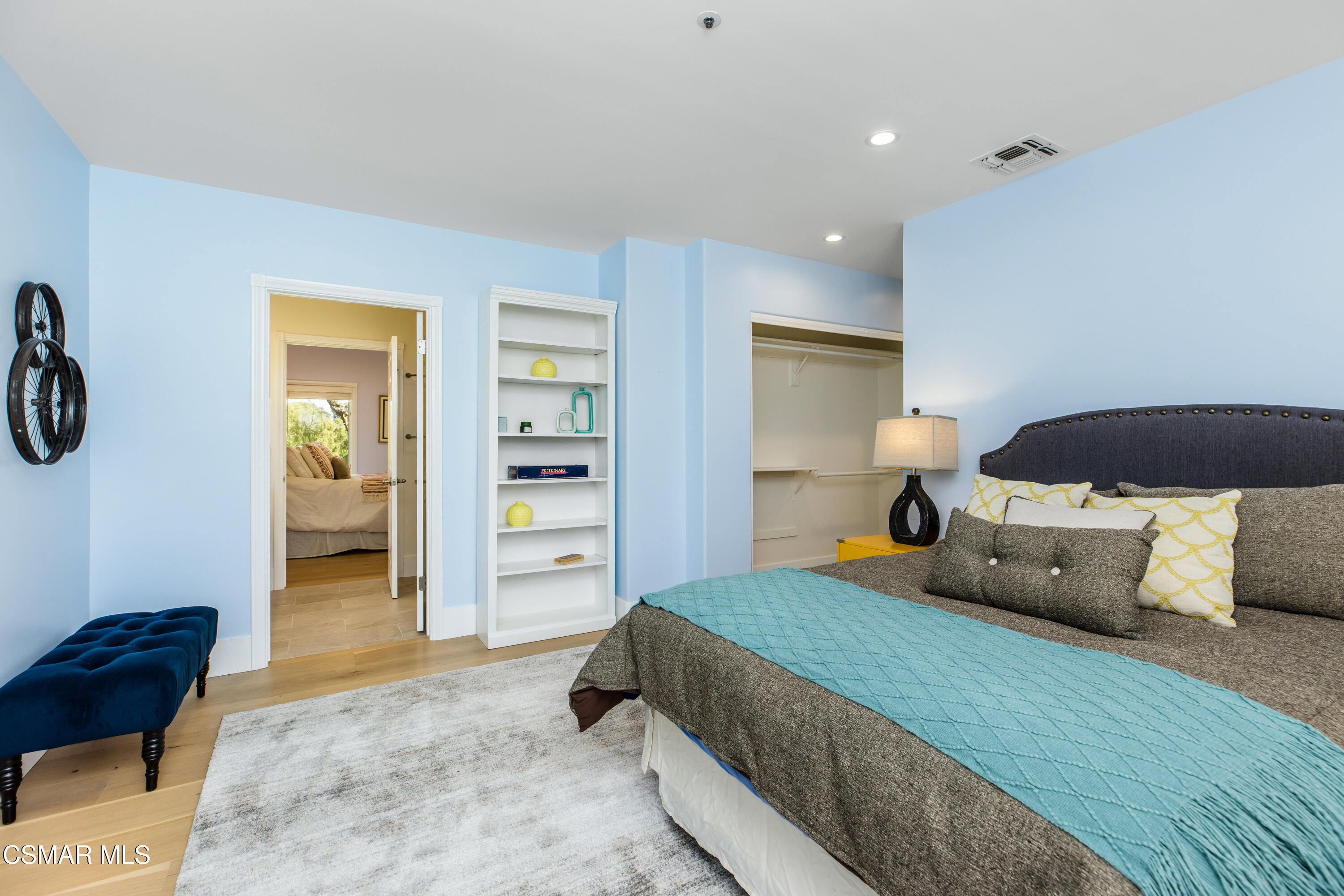 5501 Balcom Canyon Road Somis, CA 93066 - Photo 35 of 77 a bedroom with a bed and walk in closet