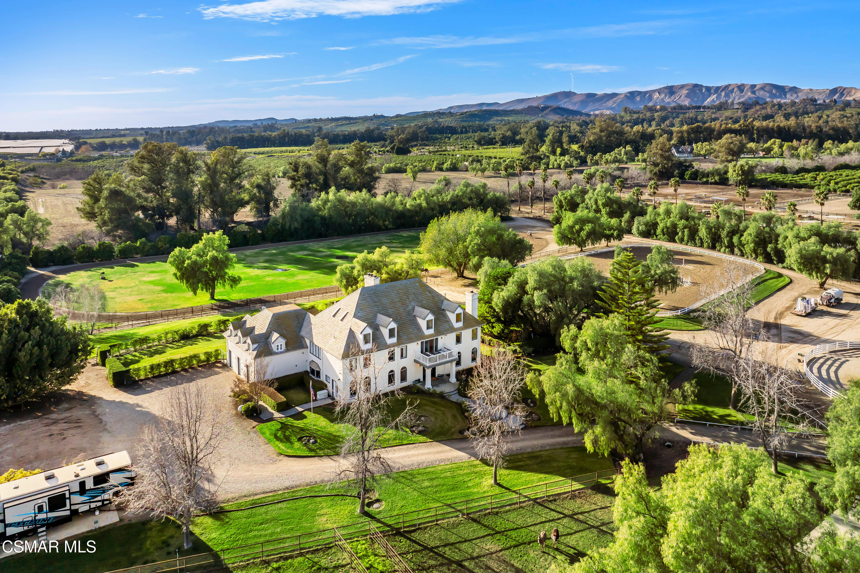 5501 Balcom Canyon Road Somis, CA 93066 - Photo 4 of 77 Overhead View- Main House