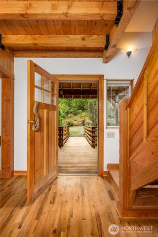 a view of front door