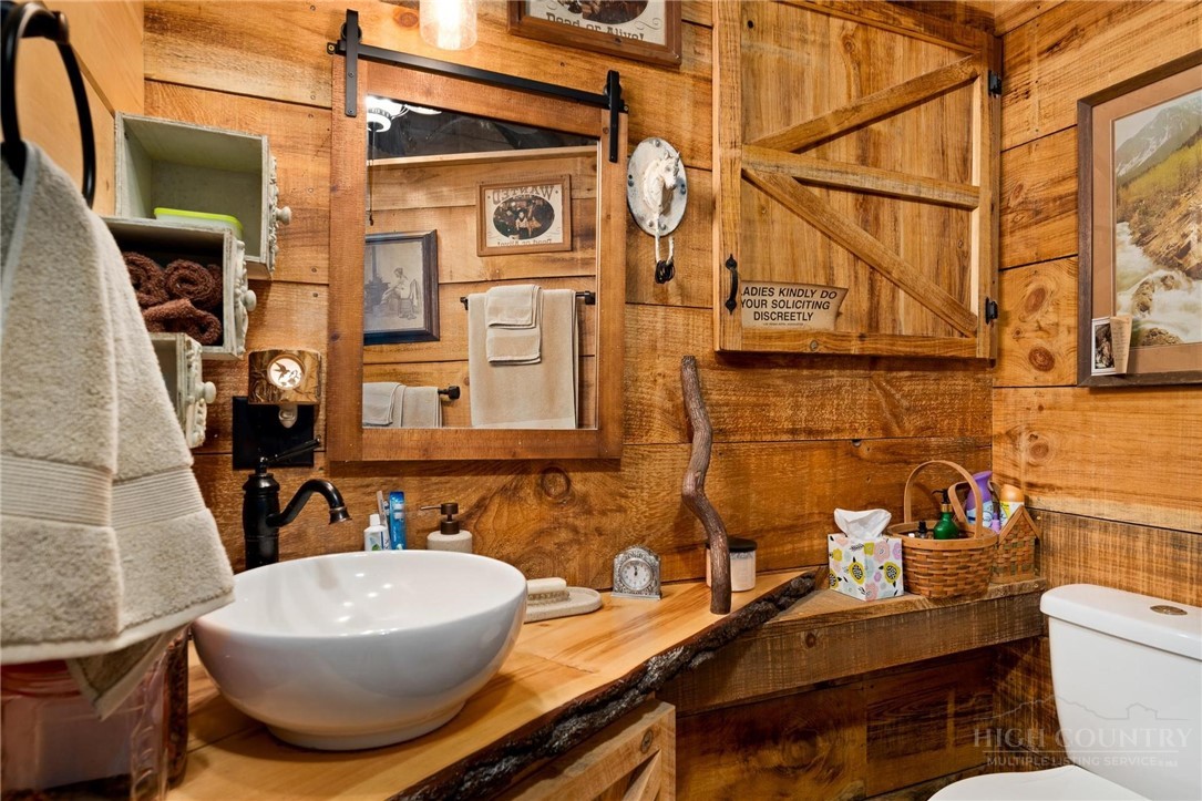 165 Natures Way Boone, NC 28607 - Photo 28 of 50 a bathroom with a sink a toilet and shower