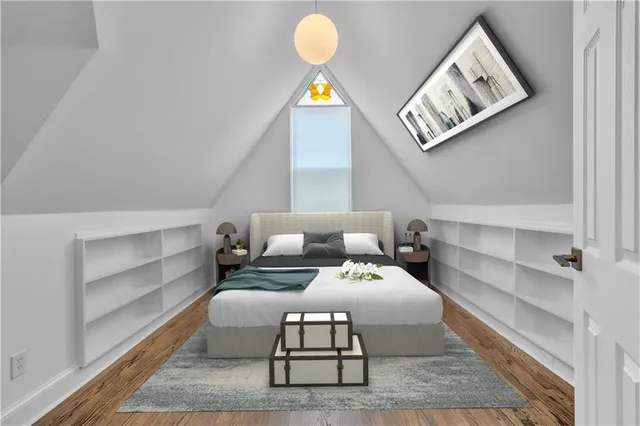 a front view of a house with a garage