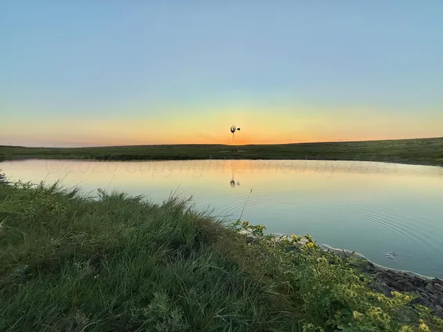 a view of an ocean with outdoor space