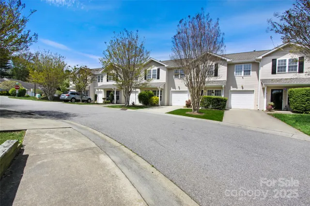 front view of a house with a street