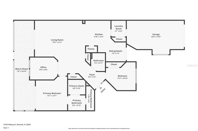 $280,000 | 13103 Edberg Court, Orlando, FL 32824