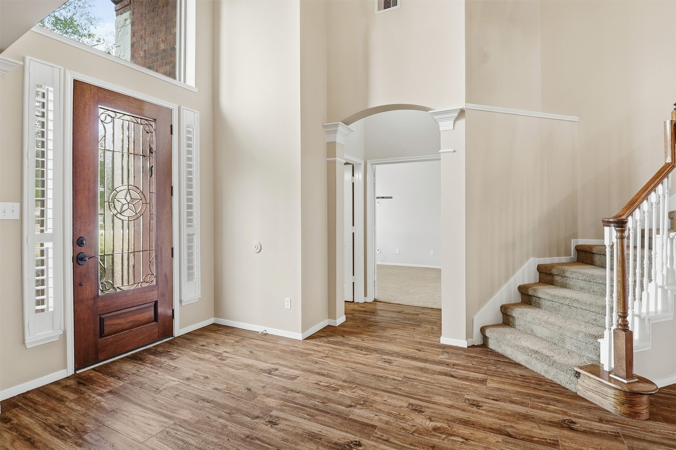 3602 River Bend Drive Rosenberg, TX 77471 - Photo 8 of 49 a view of entryway with wooden floor