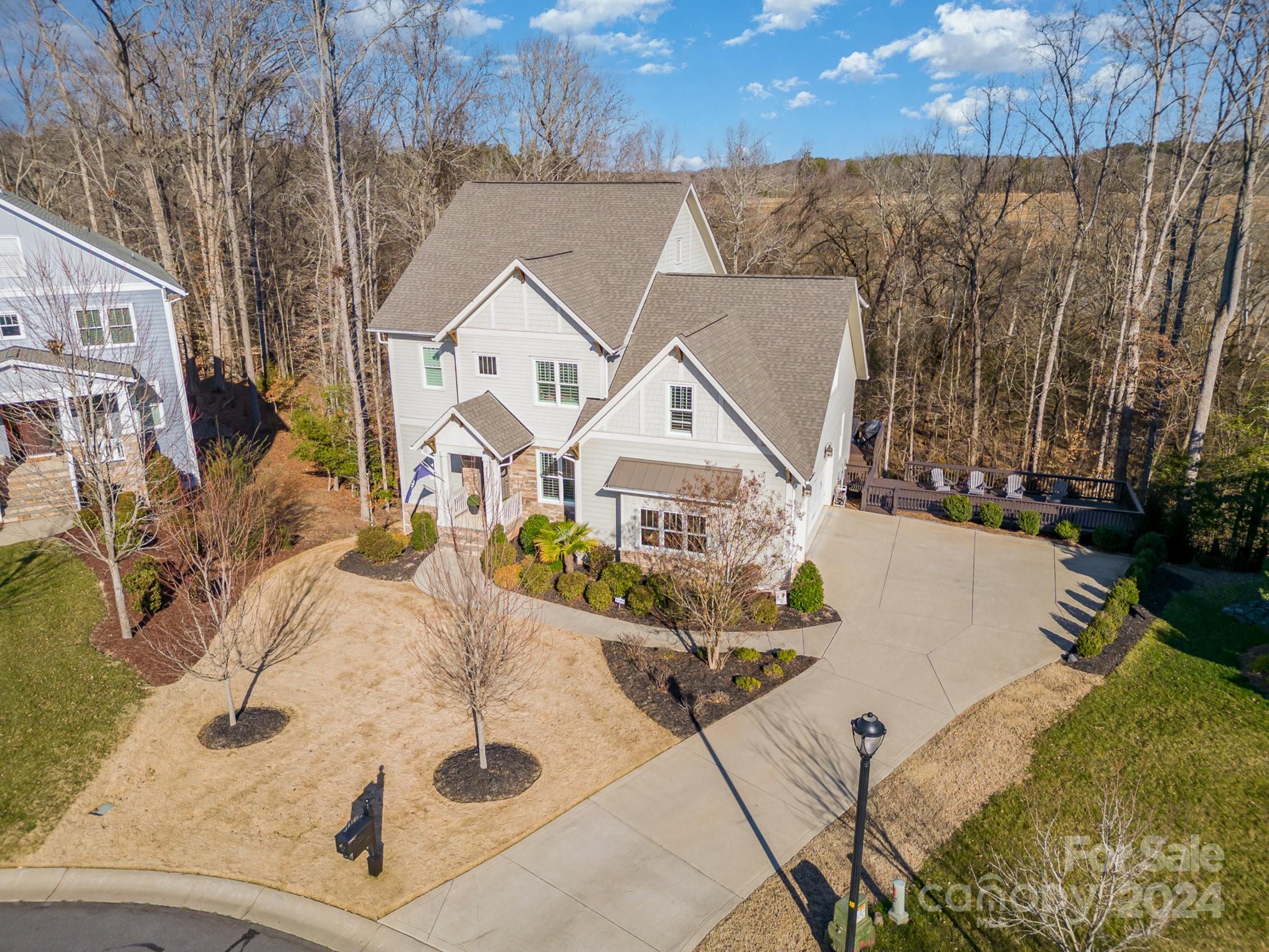 2289 Tatton Hall Road Fort Mill, SC 29715 - Photo 45 of 48 an aerial view of a house with a yard