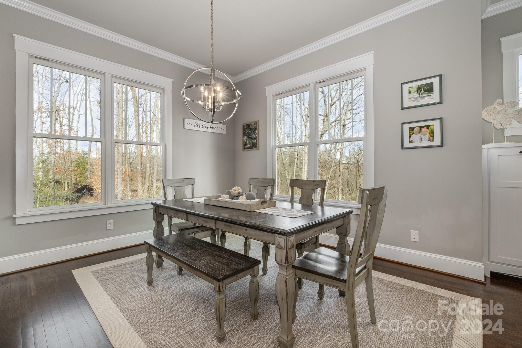2289 Tatton Hall Road Fort Mill, SC 29715 - Photo 9 of 48 a view of a dining room with furniture window and wooden floor