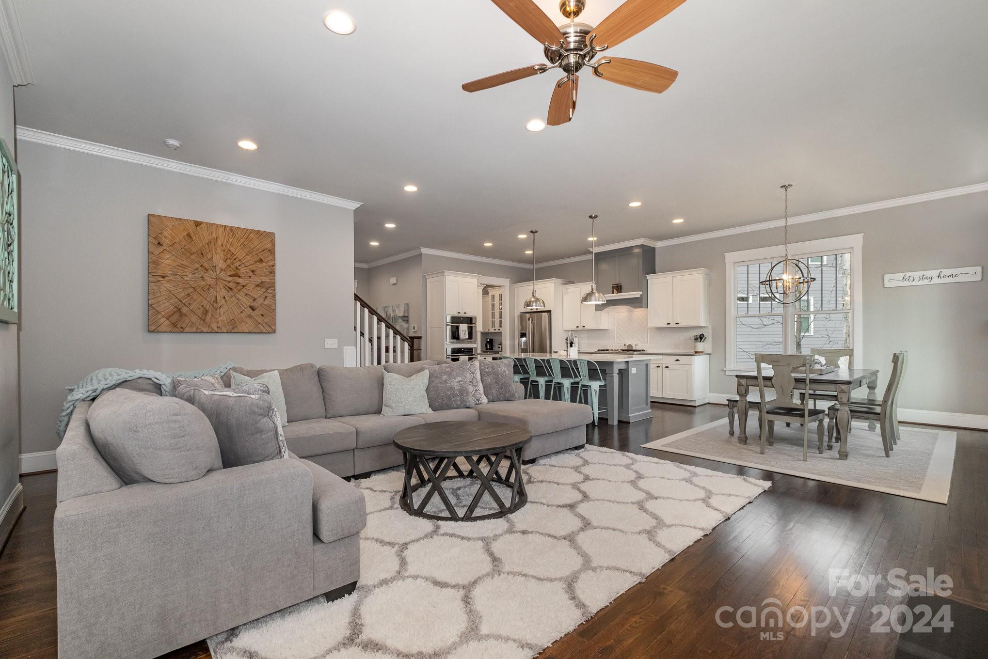 2289 Tatton Hall Road Fort Mill, SC 29715 - Photo 10 of 48 a living room with furniture and a view of kitchen