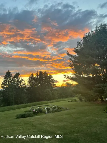 a view of an outdoor space and a yard