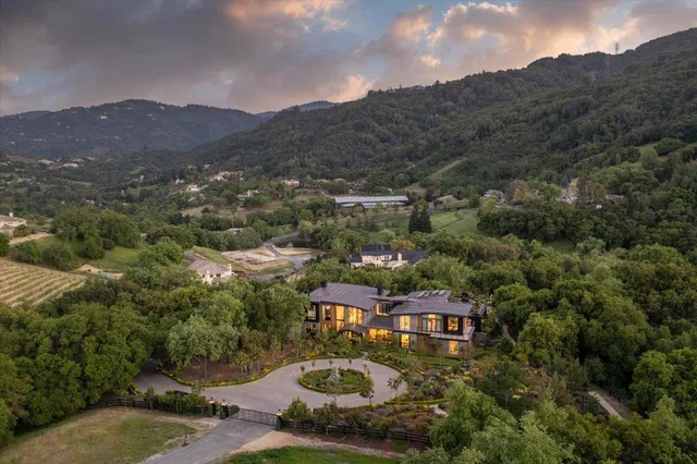 a view of a living room with furniture