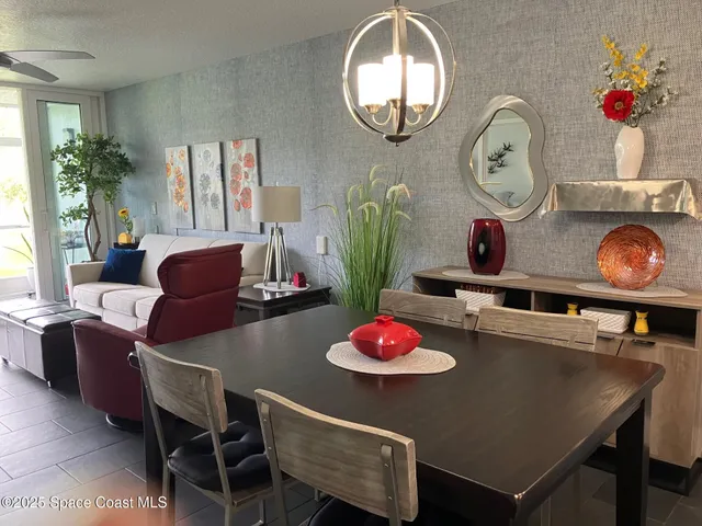 a table with dining table and chairs