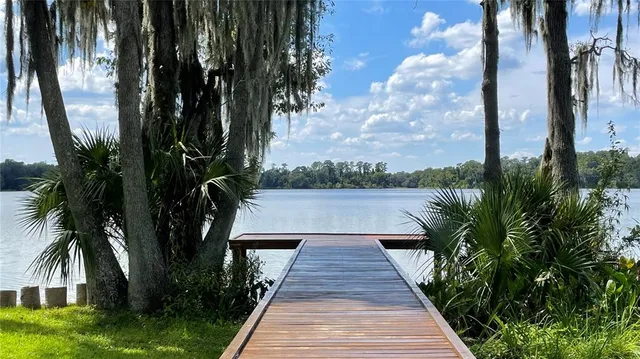 a view of an ocean and beach