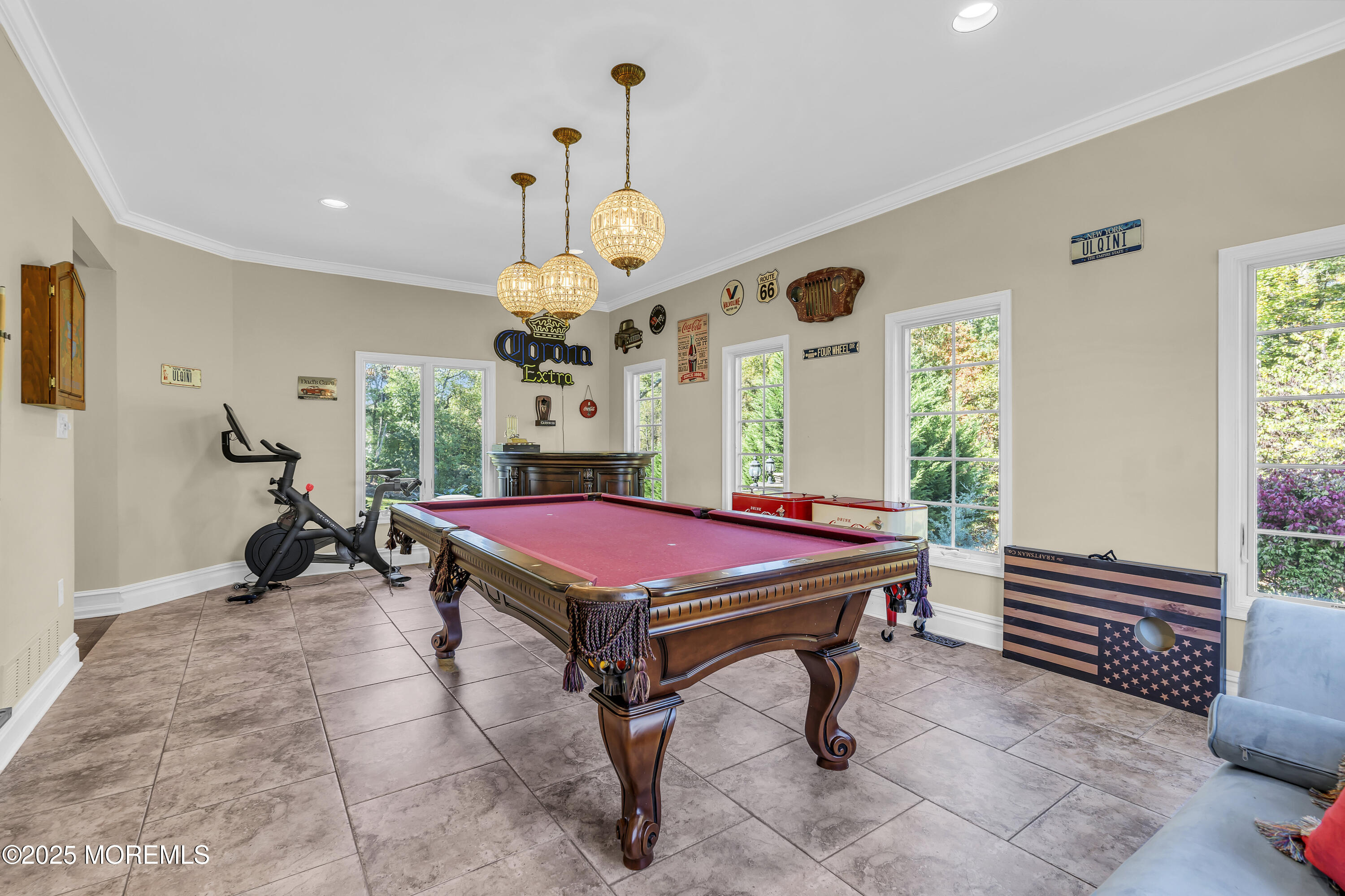 1 Fountayne Lane Manalapan, NJ 07726 - Photo 12 of 69 a room with pool table and windows