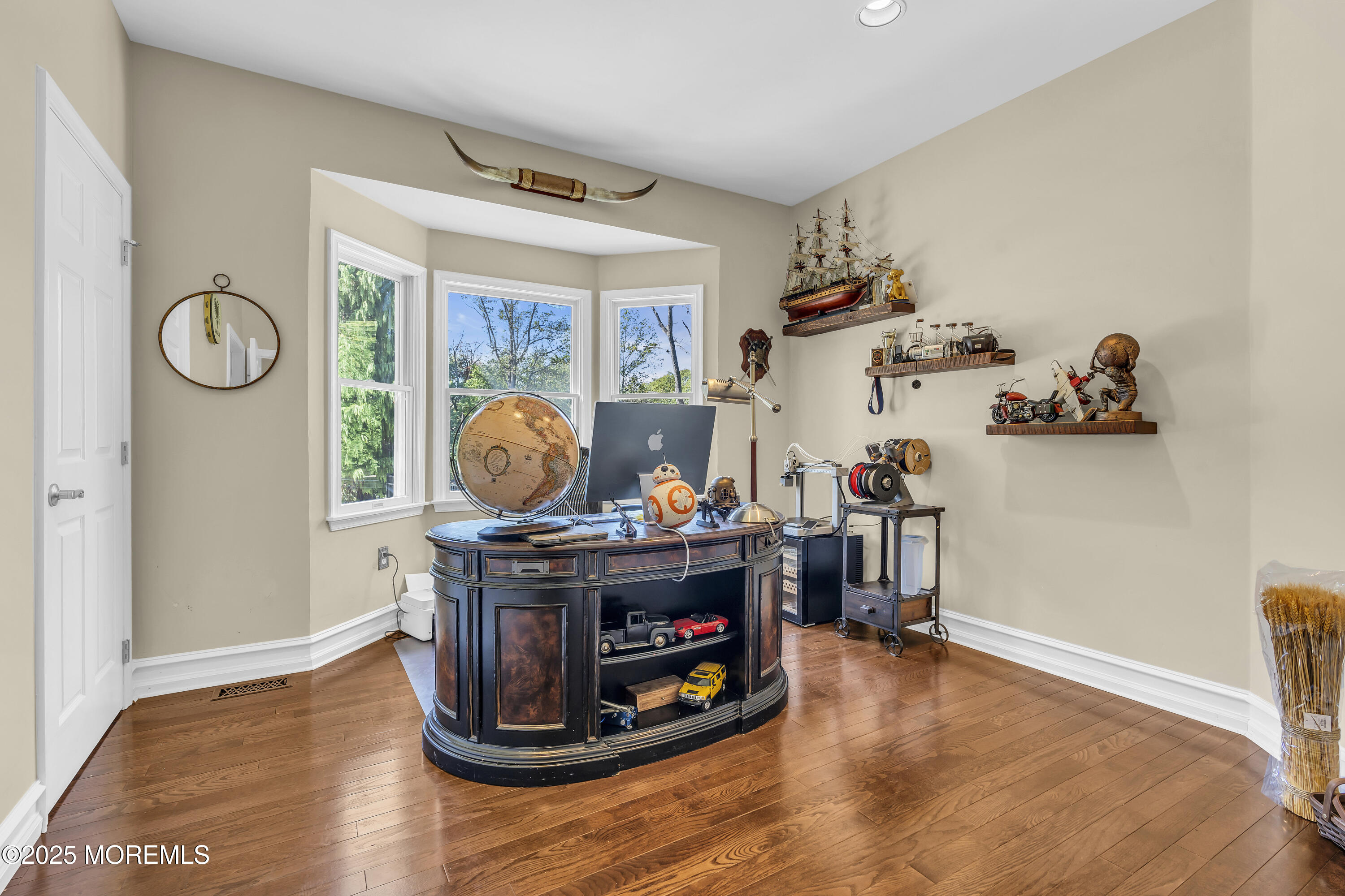 1 Fountayne Lane Manalapan, NJ 07726 - Photo 14 of 69 a view of workspace with wooden floor