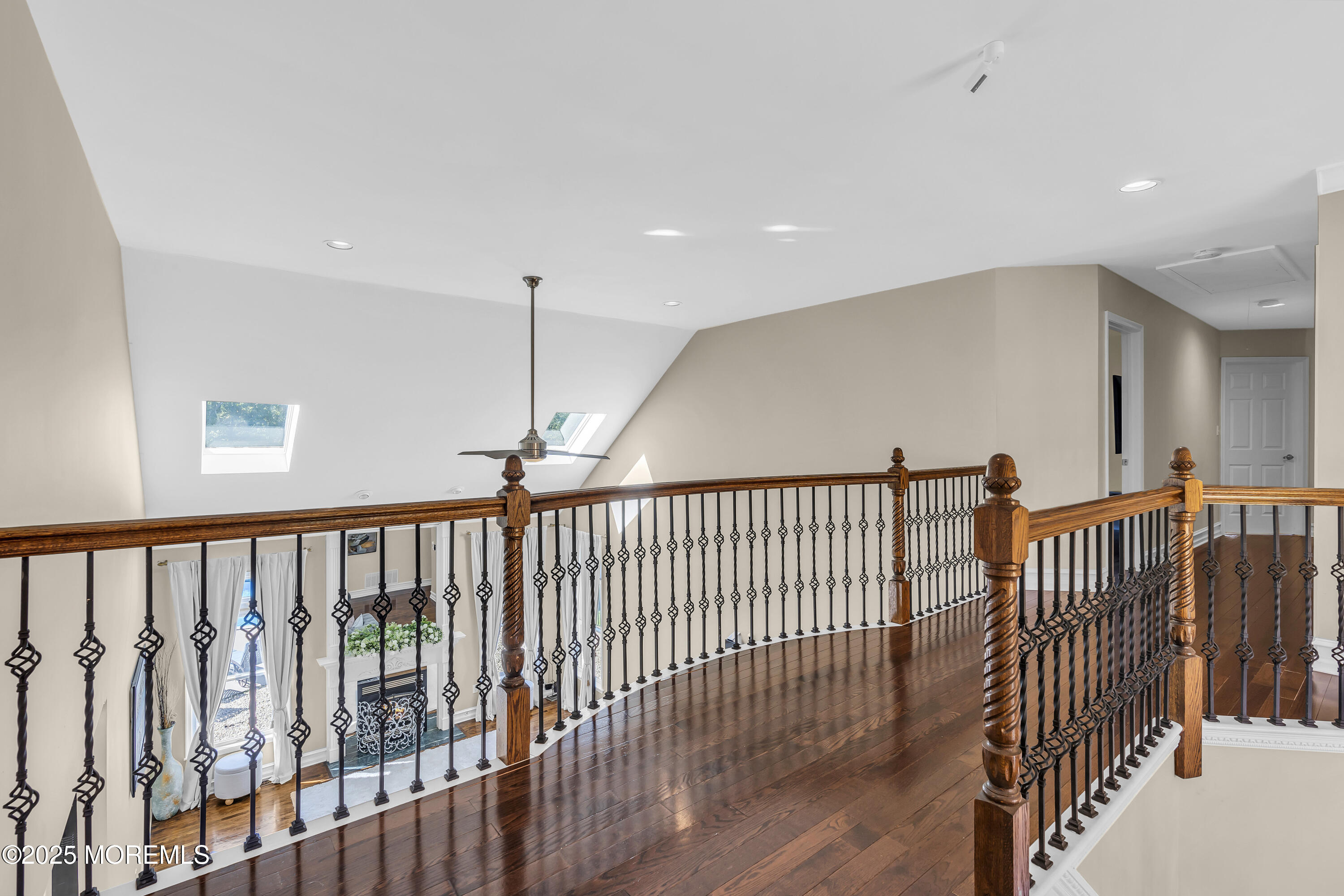 1 Fountayne Lane Manalapan, NJ 07726 - Photo 51 of 69 a view of staircase with railing windows and stairs