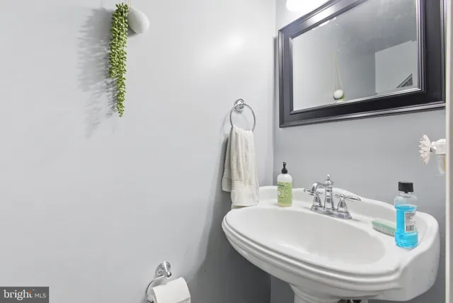 a bathroom with a sink and a toilet