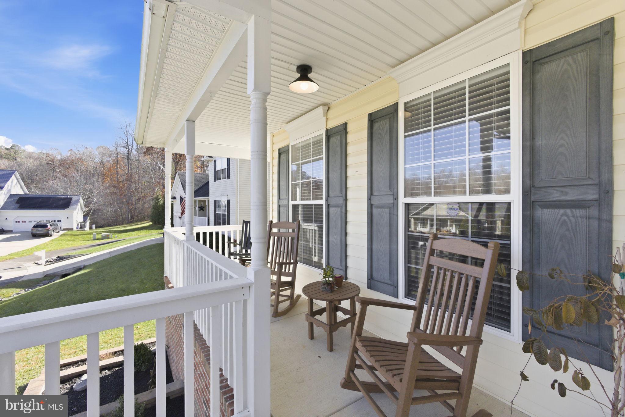 44913 Widgeon Place Callaway, MD 20620 - Photo 5 of 49 a view of balcony with two chairs and a table