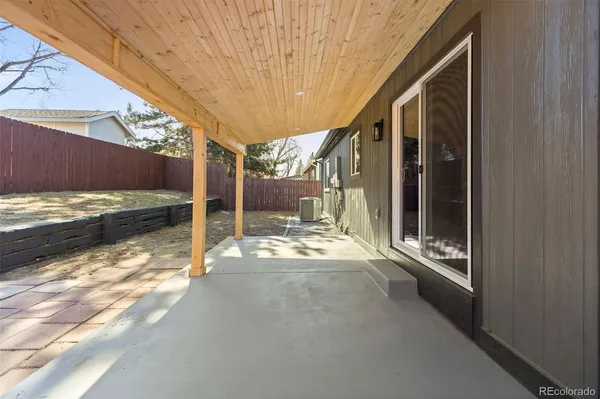 a view of a porch