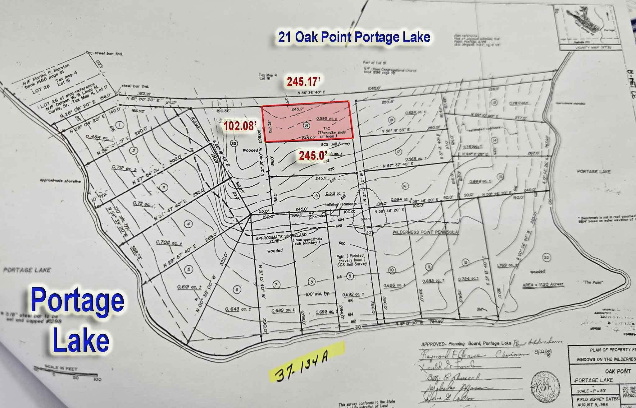 Lot 21 Oak Point Portage, ME 04768 - Photo 1 of 19 subdivision-lot-21-portage-