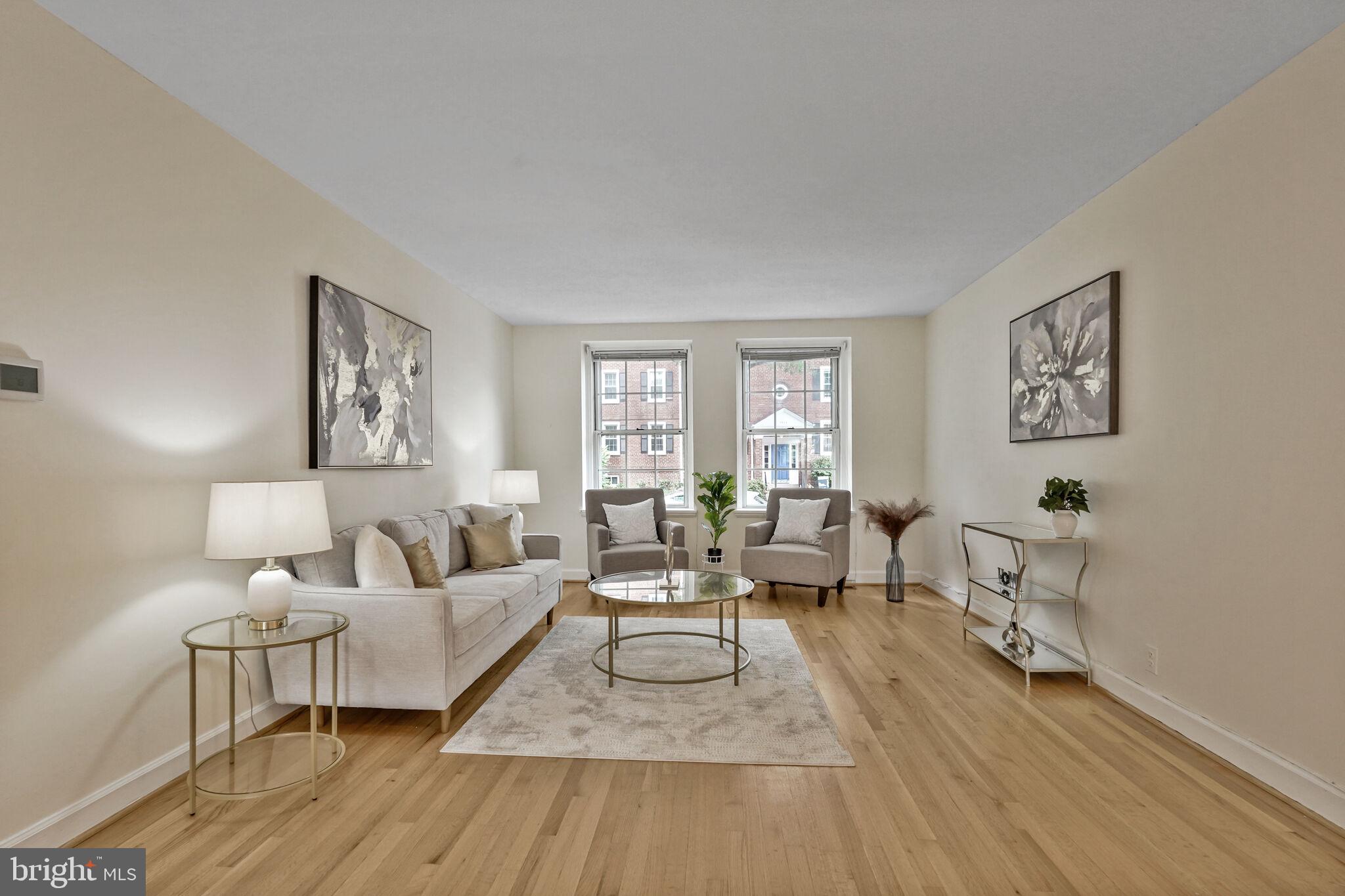 3050 South Buchanan Street, Unit A2 Arlington, VA 22206 - Photo 2 of 32 Living room w/ plenty of natural light