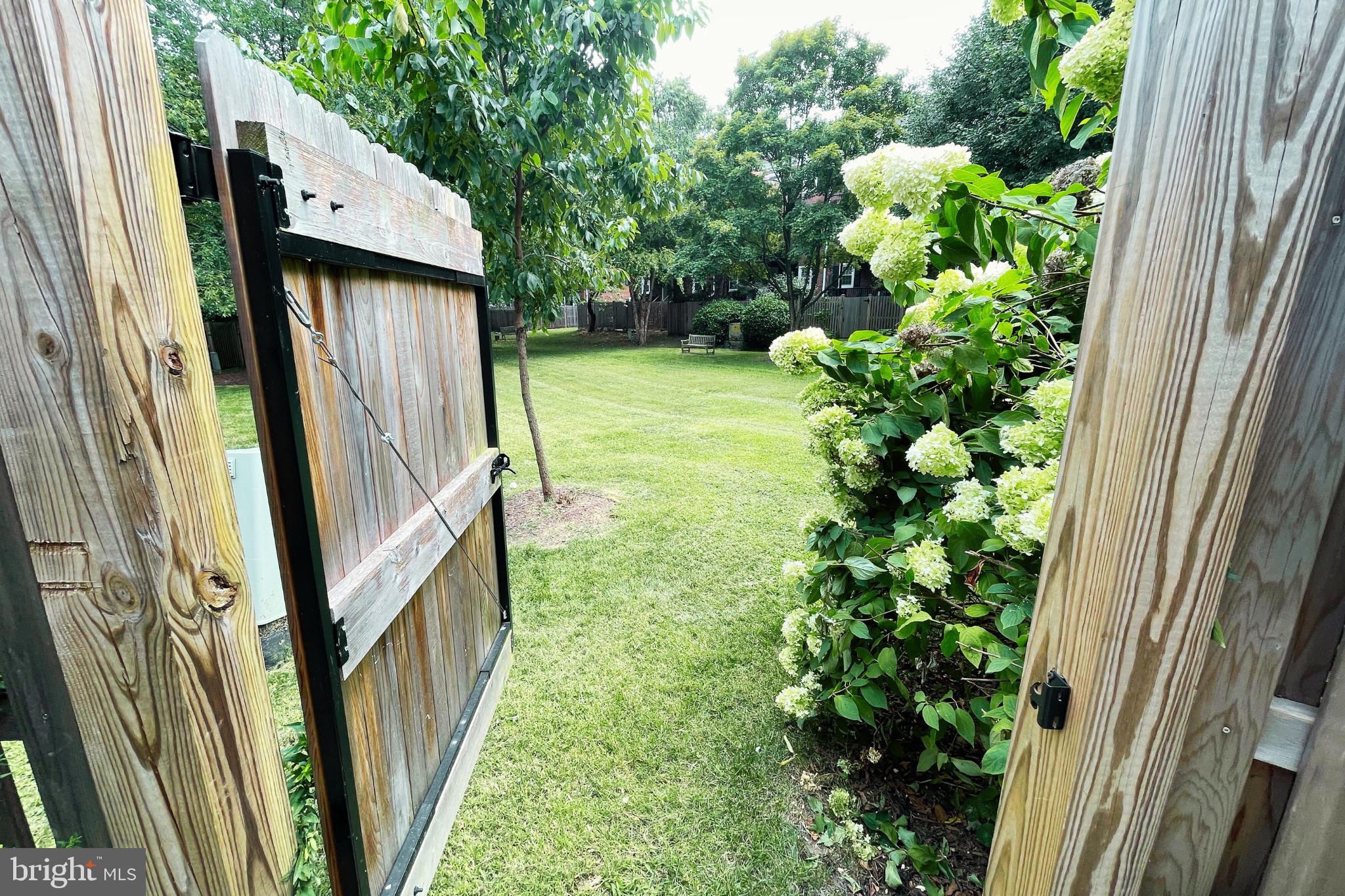 3050 South Buchanan Street, Unit A2 Arlington, VA 22206 - Photo 21 of 32 Back gate opens to common area