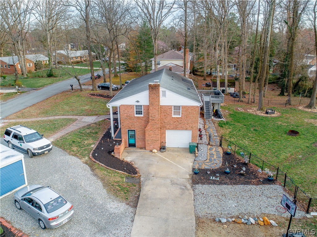 224 Goodward Road North Chesterfield, VA 23236 - Photo 30 of 35 Side Aerial View