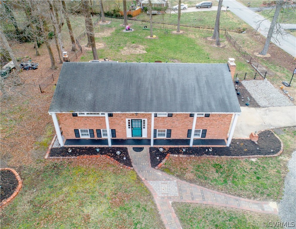 224 Goodward Road North Chesterfield, VA 23236 - Photo 5 of 35 Front From Above
