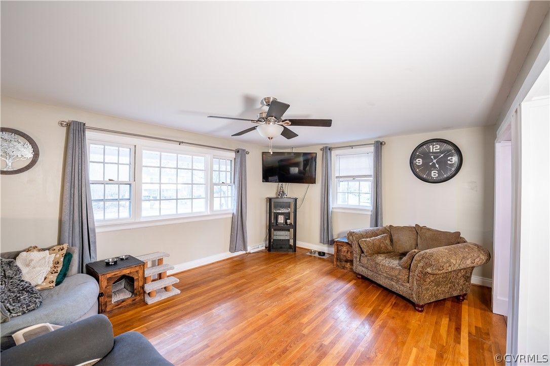 224 Goodward Road North Chesterfield, VA 23236 - Photo 10 of 35 Living Room Beautiful Hardwood Floors