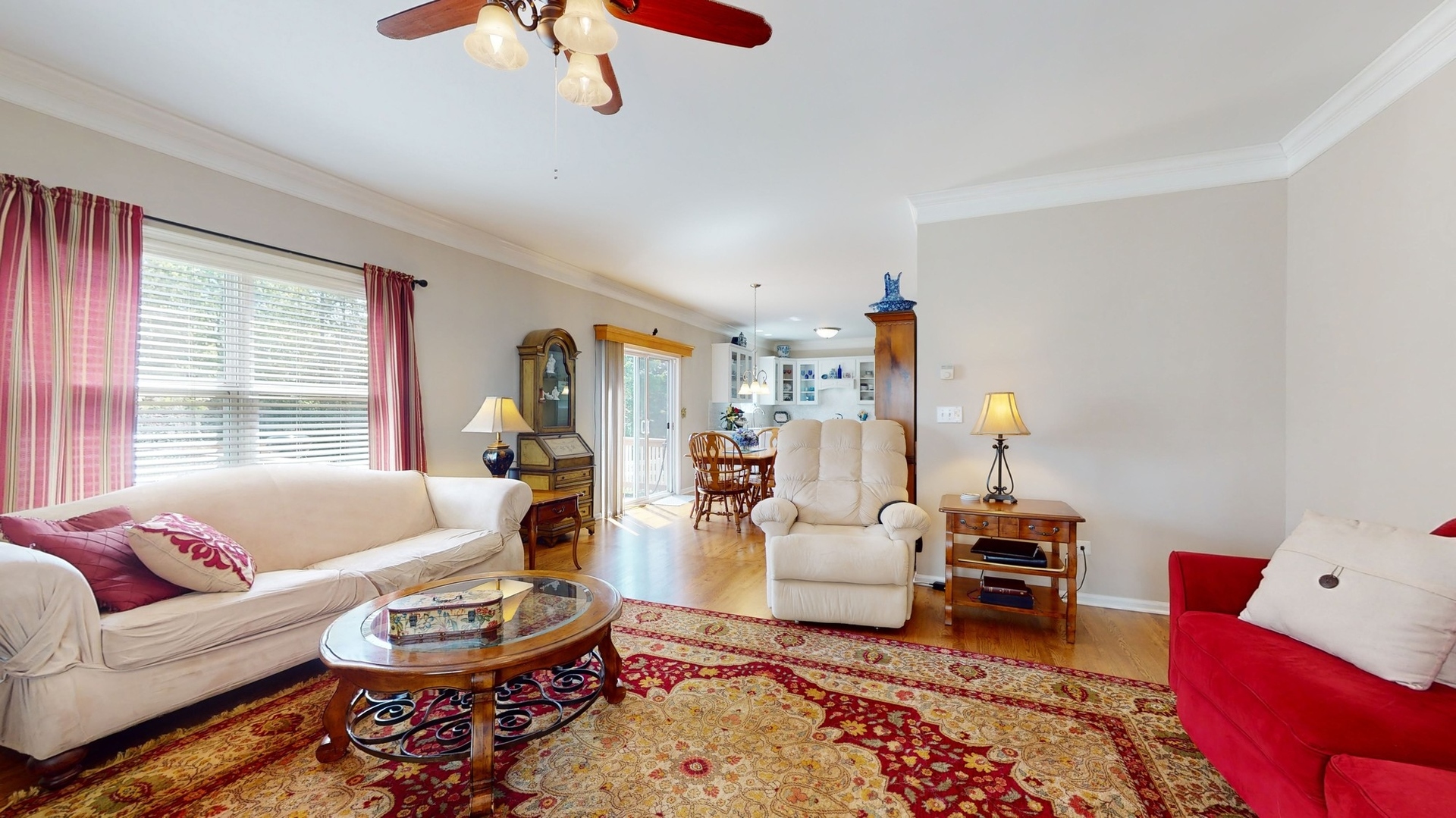 787 Laurel Lane Cary, IL 60013 - Photo 8 of 37 a living room with furniture and wooden floor