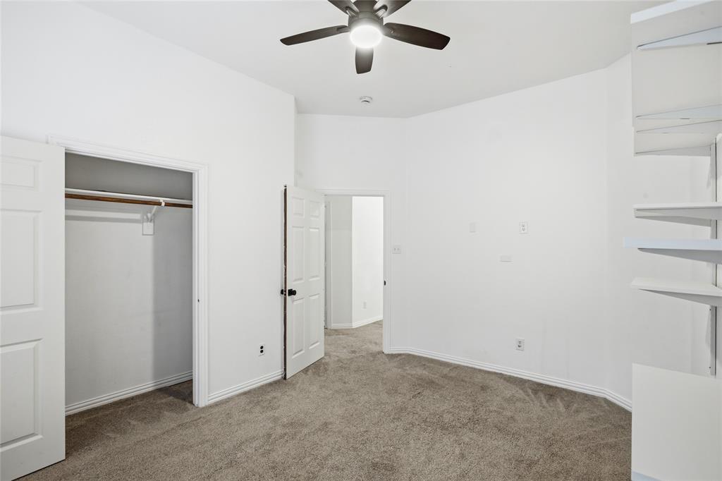 5201 Geode Lane McKinney, TX 75072 - Photo 24 of 37 Spare bedroom with removable wall shelves.