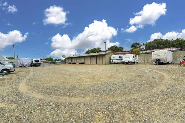 a view of a city from a balcony