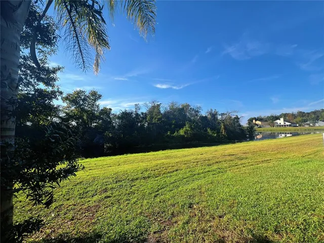 a view of an outdoor space and a yard