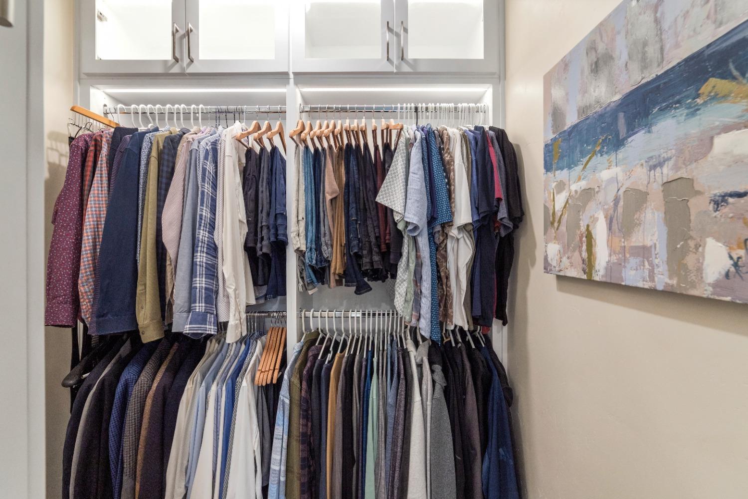 8465 Serene View Road Granite Bay, CA 95746 - Photo 46 of 70 a view of walk in closet with clothes and shoes