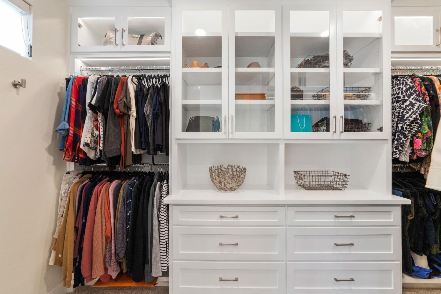 8465 Serene View Road Granite Bay, CA 95746 - Photo 47 of 70 a view of walk in closet with clothes and shoes