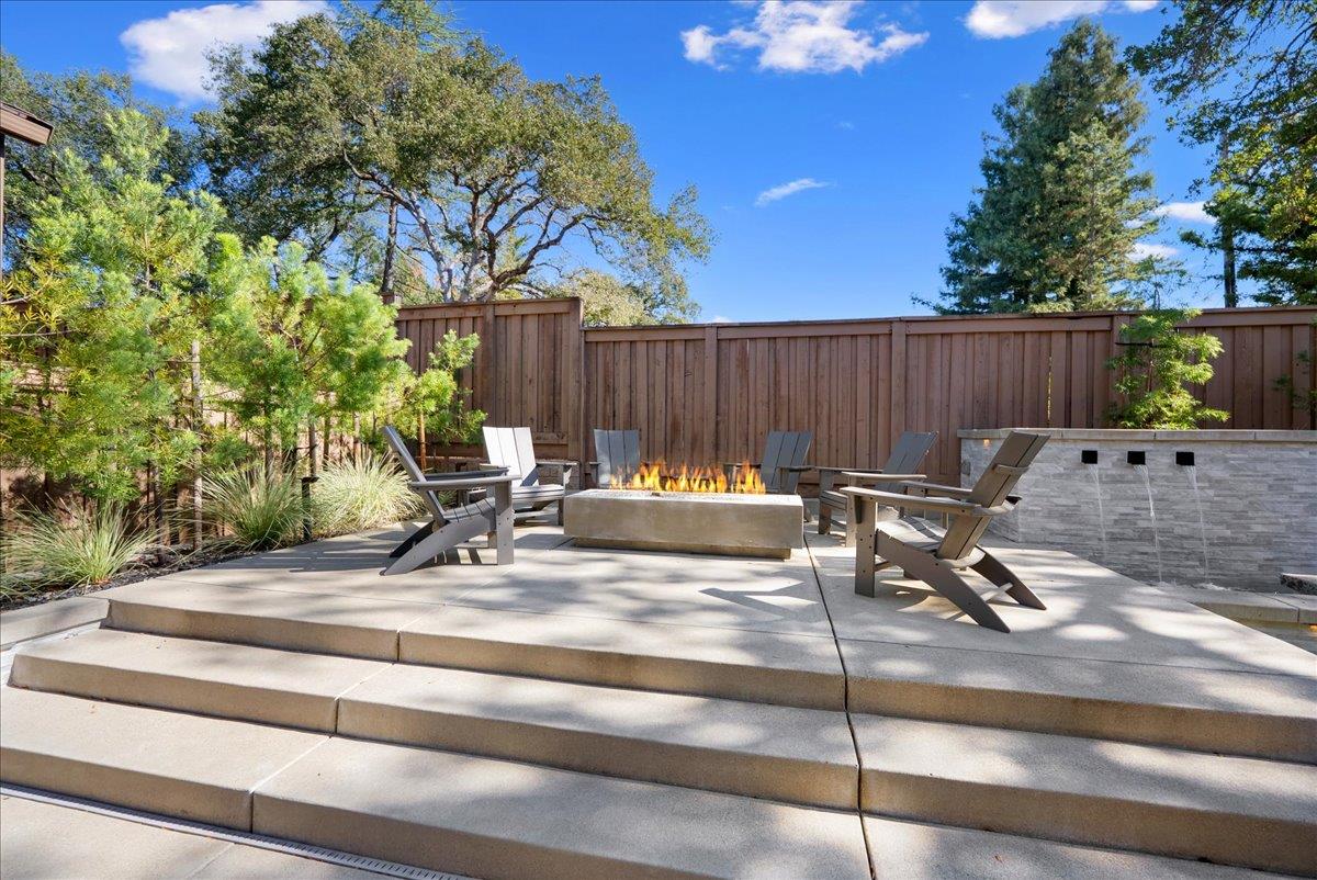 8465 Serene View Road Granite Bay, CA 95746 - Photo 61 of 70 a view of a bench with lawn chairs