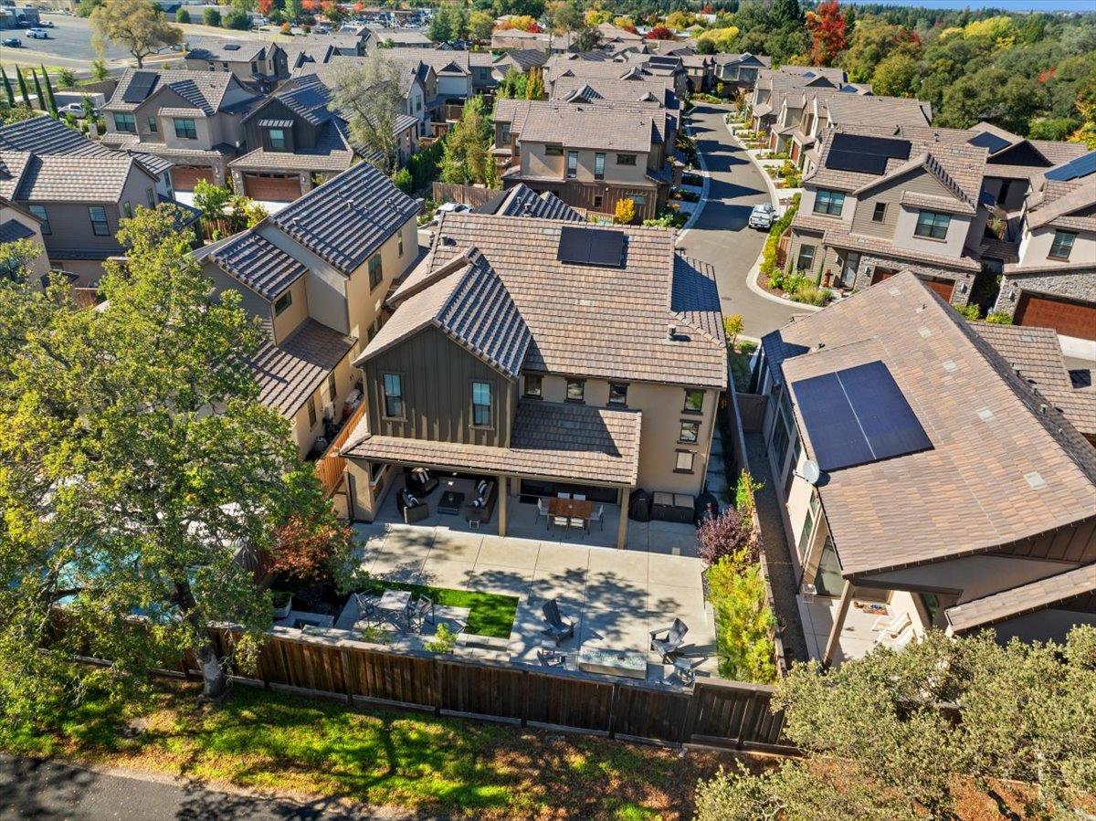8465 Serene View Road Granite Bay, CA 95746 - Photo 66 of 70 an aerial view of residential houses with yard