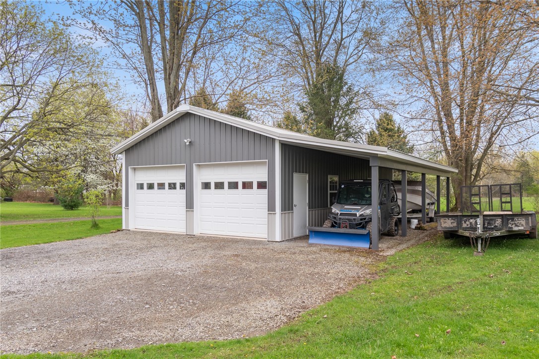 1304 Lake Road Ontario, NY 14519 - Photo 4 of 49 24x40 pole barn with 10x40 carport