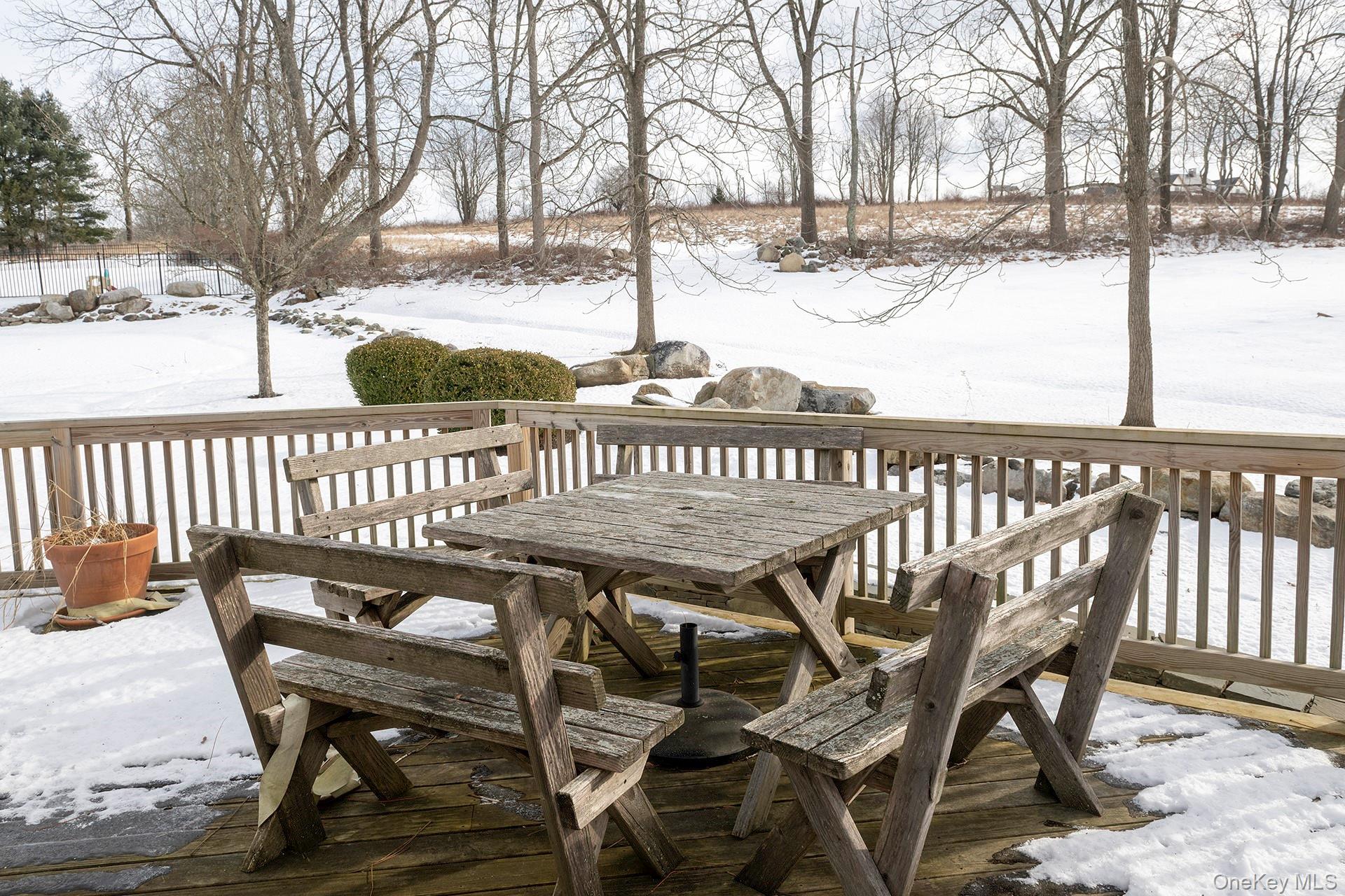 692 Bangall Road Millbrook, NY 12545 - Photo 28 of 30 a view of a chairs and table on the deck