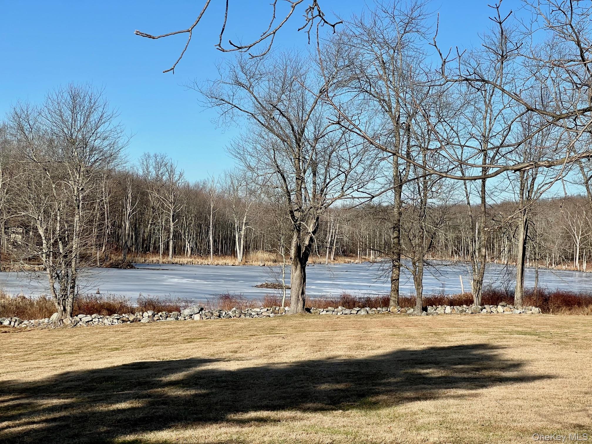 692 Bangall Road Millbrook, NY 12545 - Photo 30 of 30 a view of a yard with wooden fence
