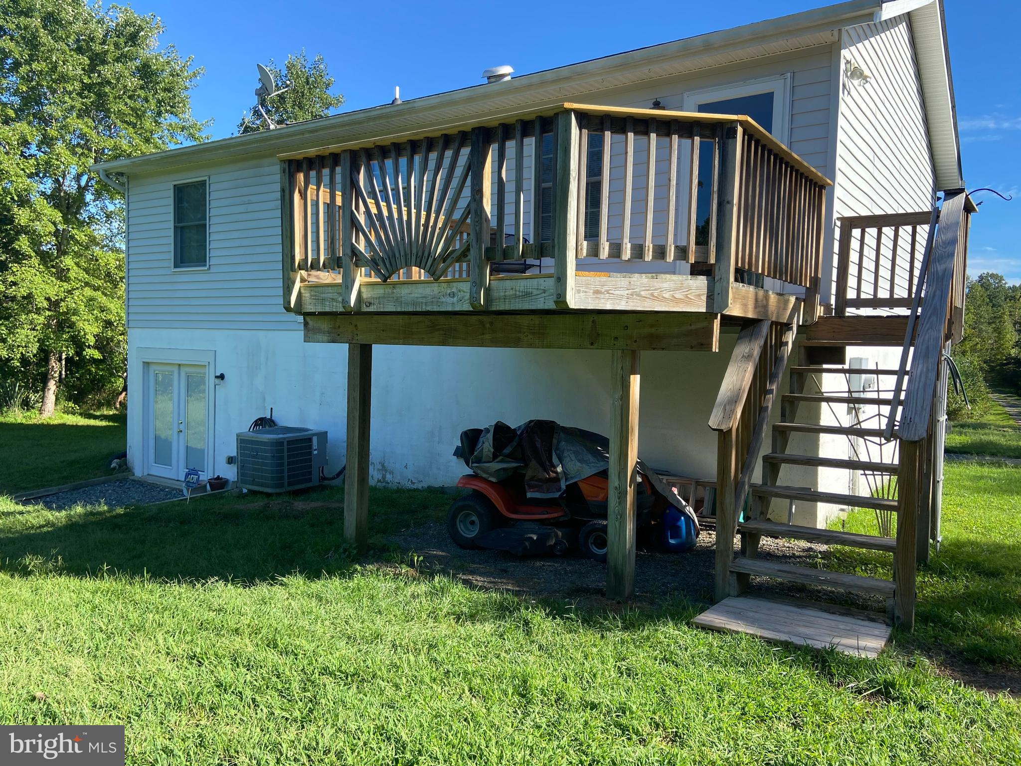 5334 Dickerson Road Partlow, VA 22534 - Photo 37 of 41 Deck with stairs to rear yard