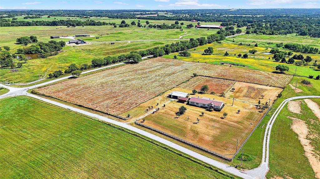 12085 Keys Road Marietta, OK 73448 - Photo 4 of 40 an aerial view of a football ground